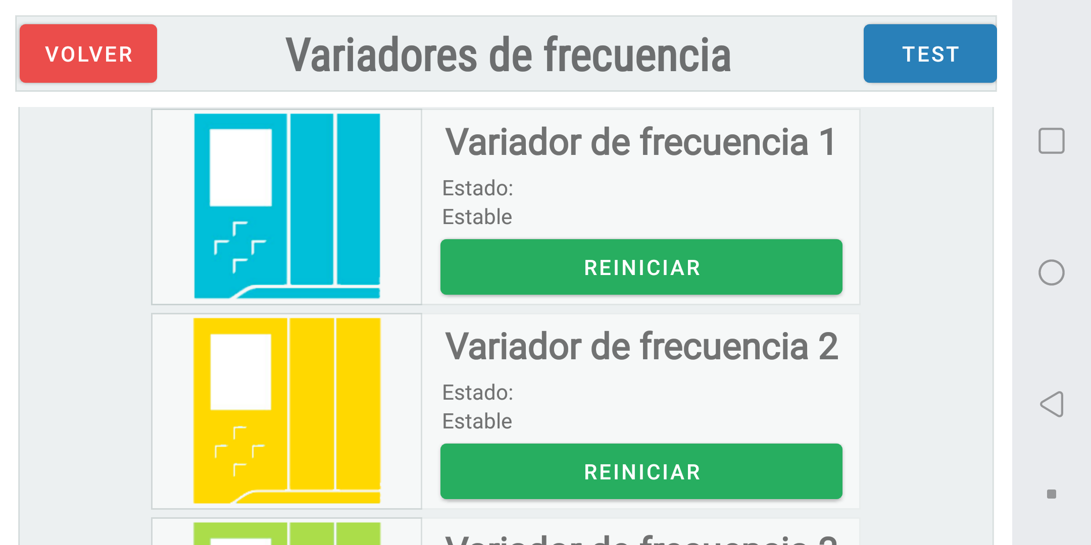 Variators stable