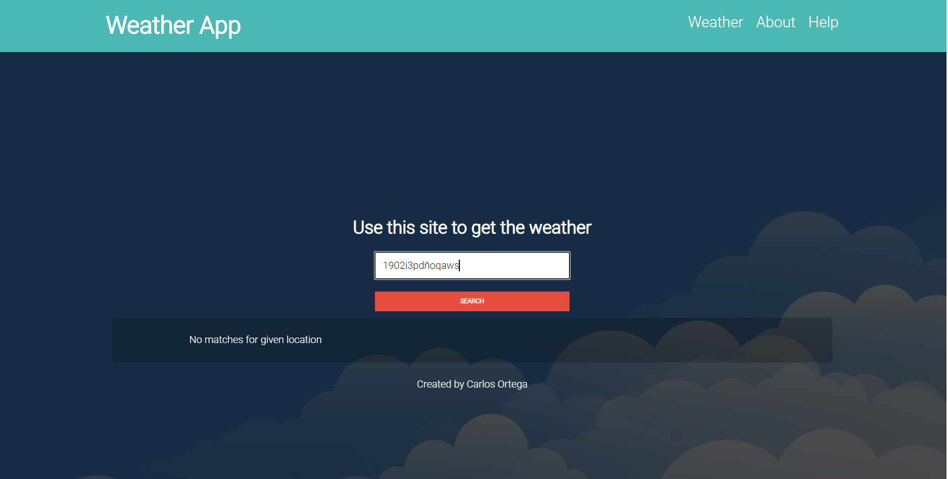 Error fetching weather